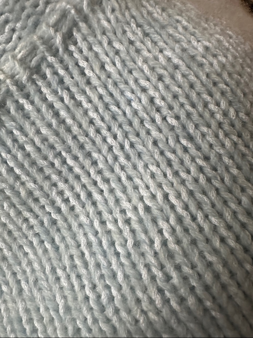 Versace Light Blue/Gray Crewneck Short-Sleeve Knit with Waist Tie - Picture 5 of 5